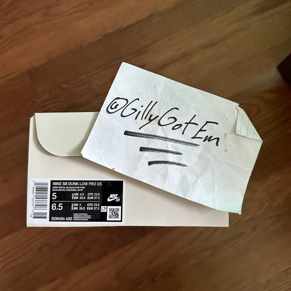 SOLD - Run The Jewels x Nike SB Dunk Low - Size 5